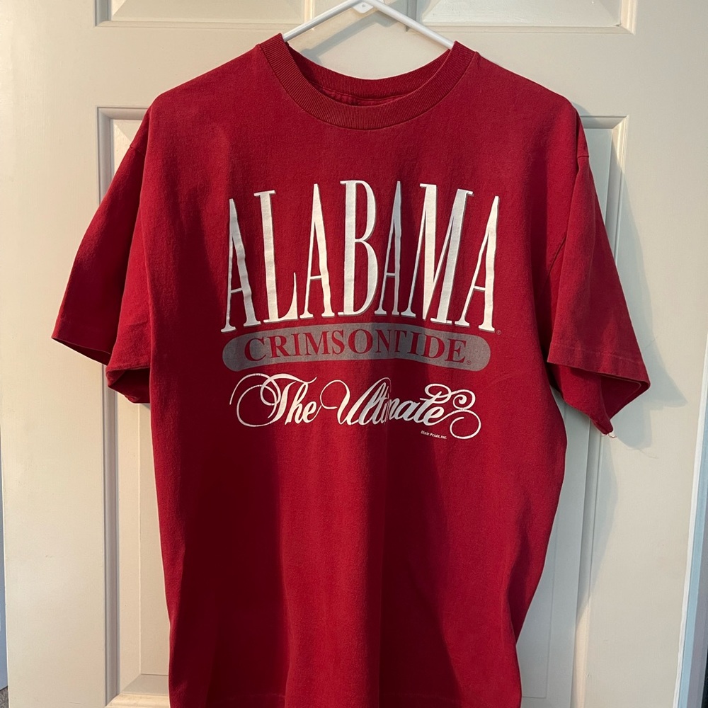 Single Stitch Vintage Alabama Crimson Tide T-Shirt Size Large Made in USA